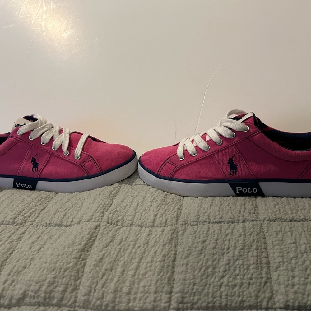 Polo Ralph Lauren Gillian Womens, Pink Sz 9B - Picture 3 of 8